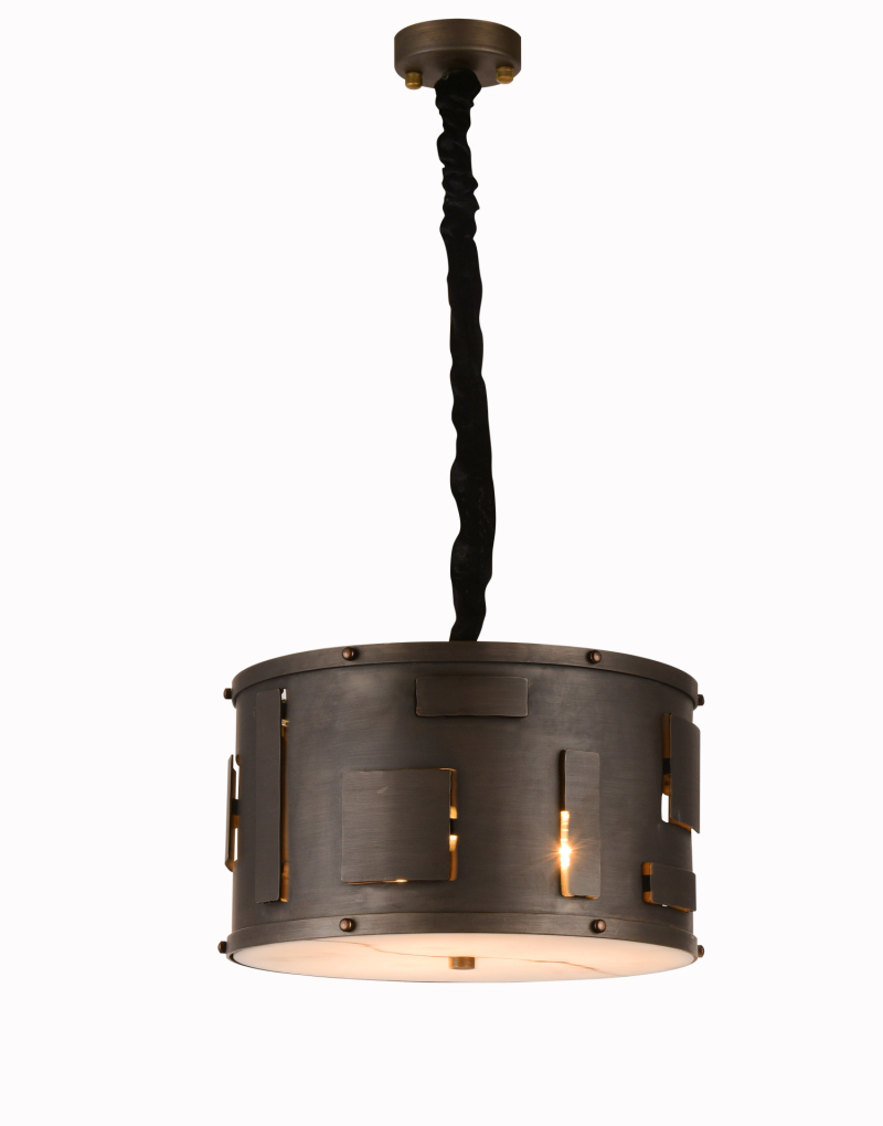 Drum Brass Pendant Lamp