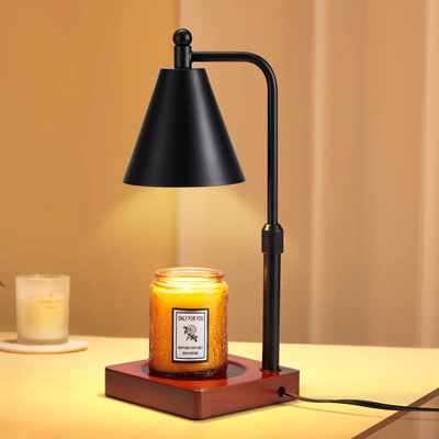 Briever Candle Warmer Lamp with Timer & Dimmer, Electric Candle Wax Warmer with Adjustable Height