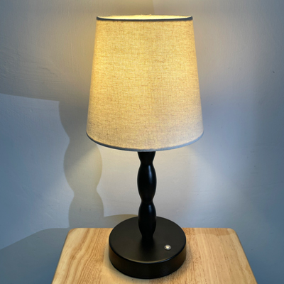 Briever Portable Cordless Table Lamp,3-Level Brightness Stepless Dimmable Bedside Night Lamp